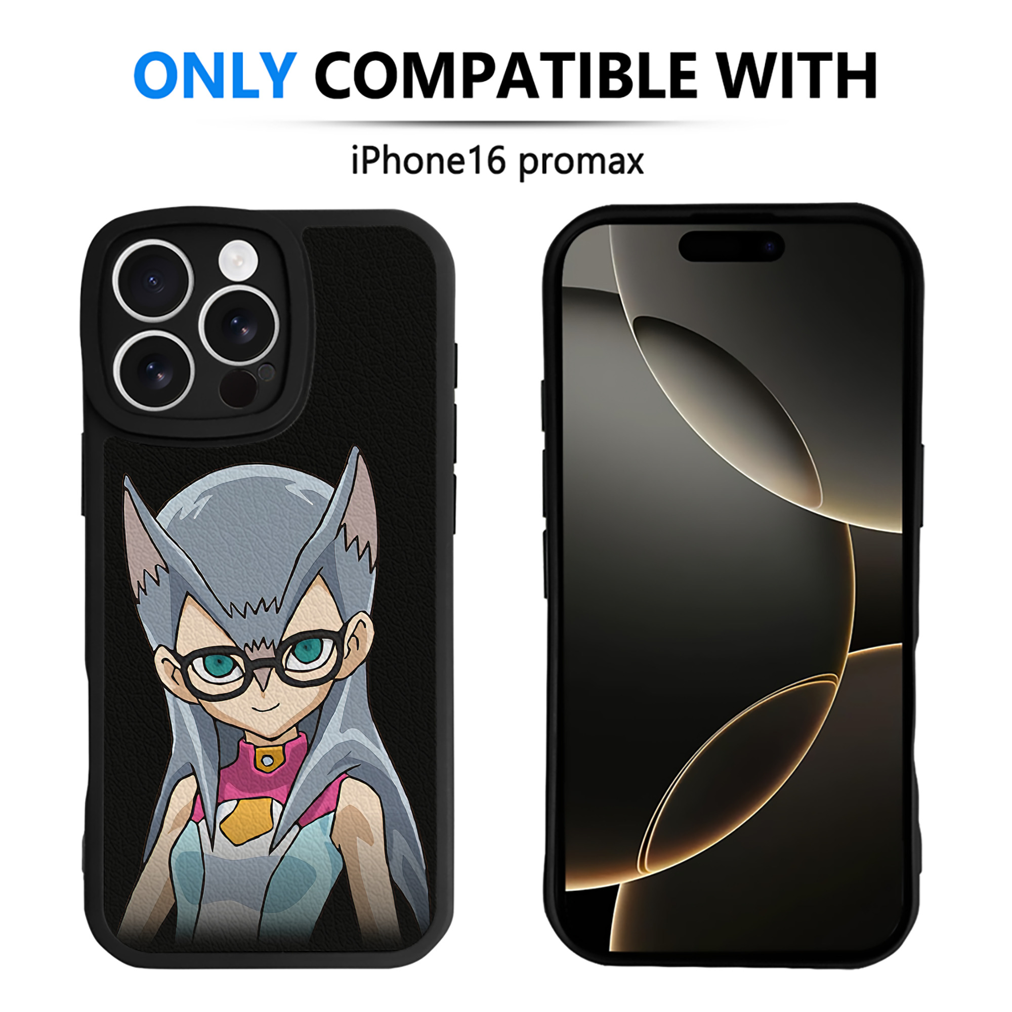 （画像用） 遊☆戯☆王 Yu-Gi-Oh! 【iPhone 16シリーズ対応】シリコンスマホケース（レザー調） 材質：シリコン